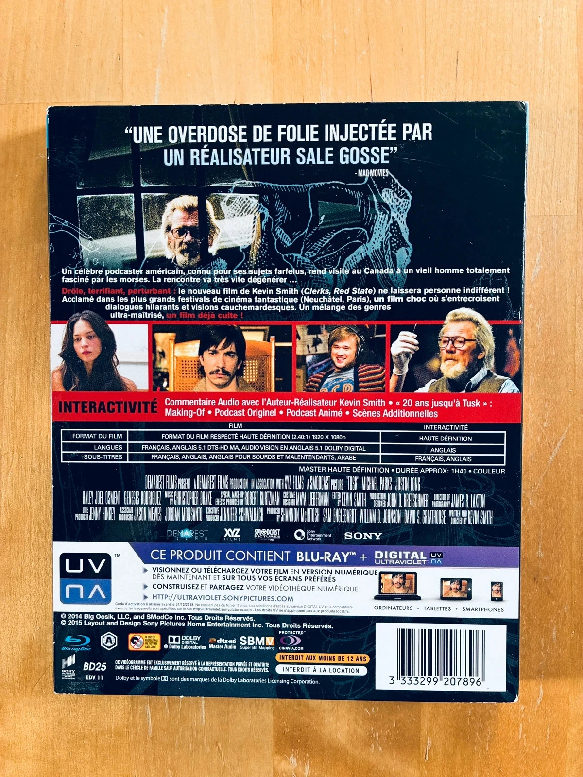 Blu-ray Tusk van Kevin Smith. – photo 2